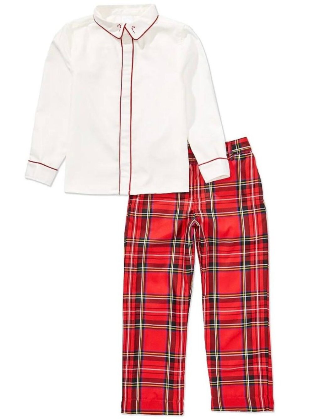Edgehill Collection x The Broke Brooke Boys Plaid Pants Set Size 5 NWT